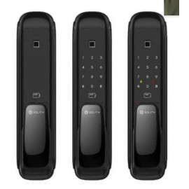 Врезной биометрический замок Solity GSP-1000BK BLACK